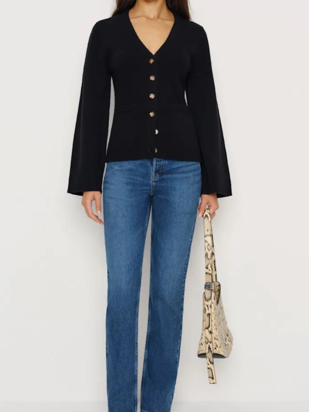 Reformation Holden Wool Cardigan